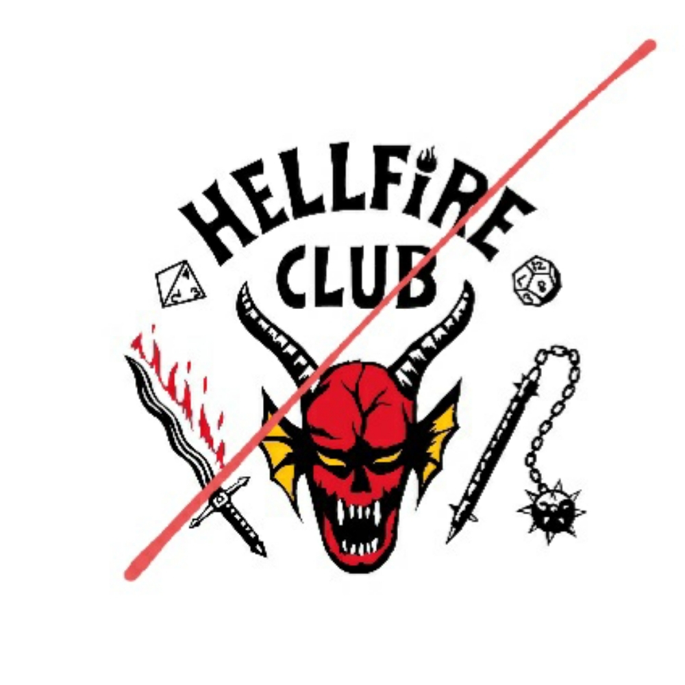 Hellfire club sublimation transfers lot of 3